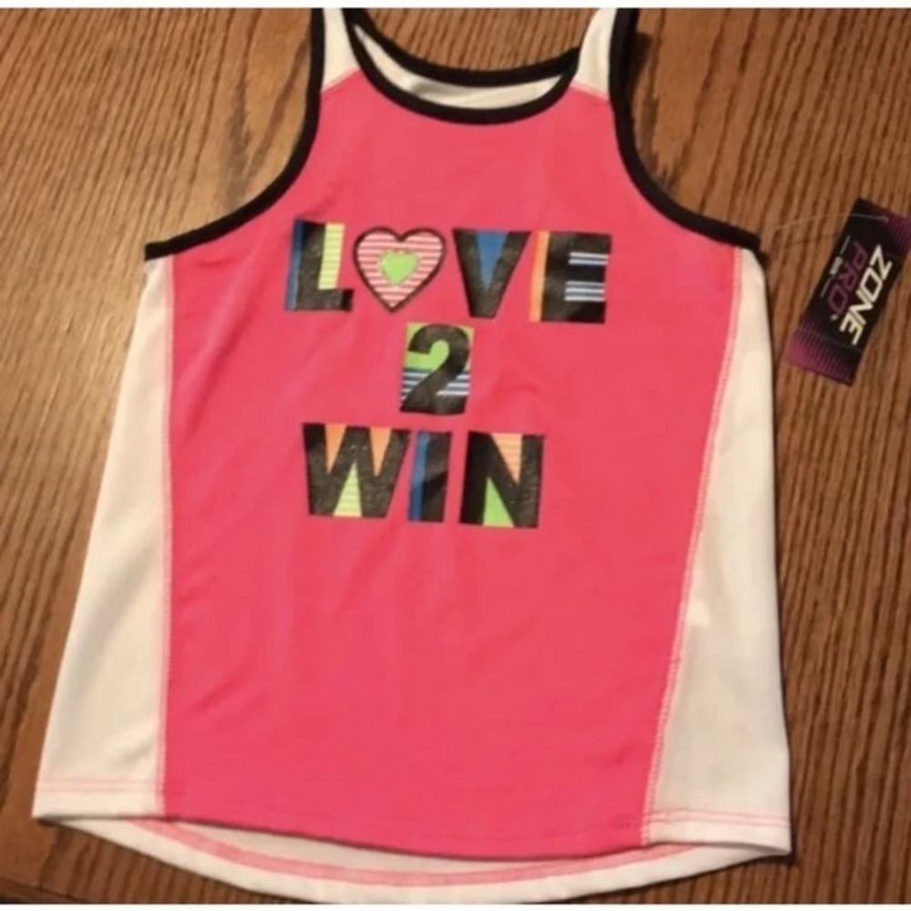 NWT Zone‎ Pro Love to Win Tank 3T